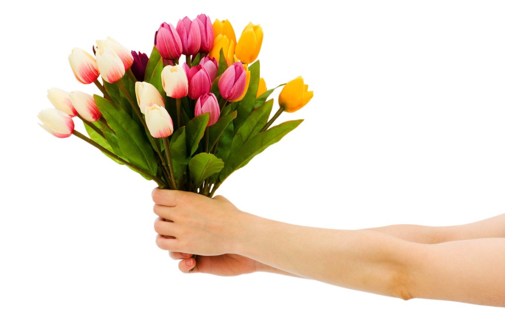 Bouquet-of-pink-white-and-yellow-tulips-all-flowers-send-flowers