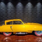 Pegaso Z-102 Cúpula galben văzut din lateral la Muzeul Louwman
